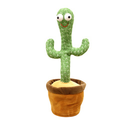 Dancing cactus toy on a battery