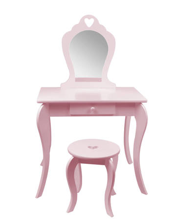 Mała toaletka dla dziewczynki - różowa